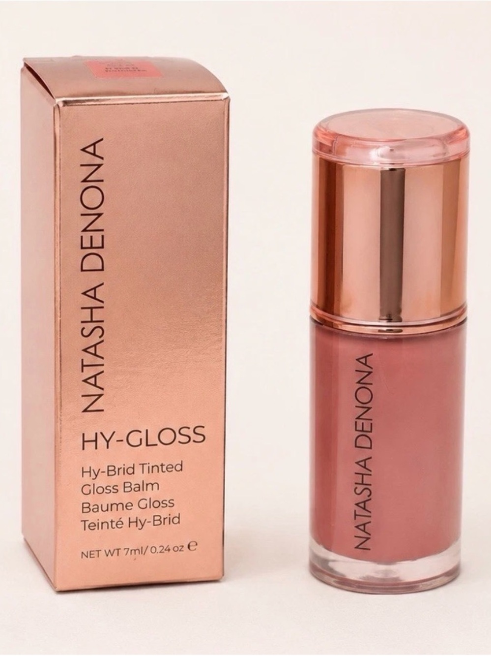 Natasha Denona Hy-Brid Tinted Gloss Balm — Fresh Mauve